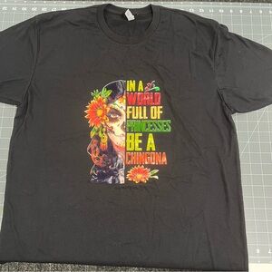 New Next Level Black Short Sleeve Tee with Graphic Design